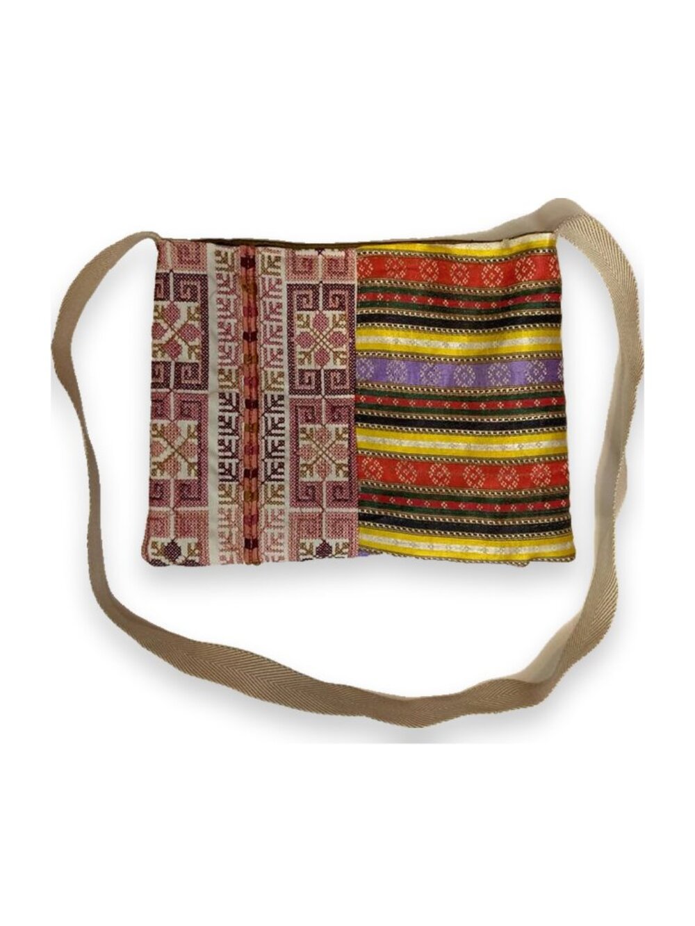 Palestinian Thobe White Crossbody Purse